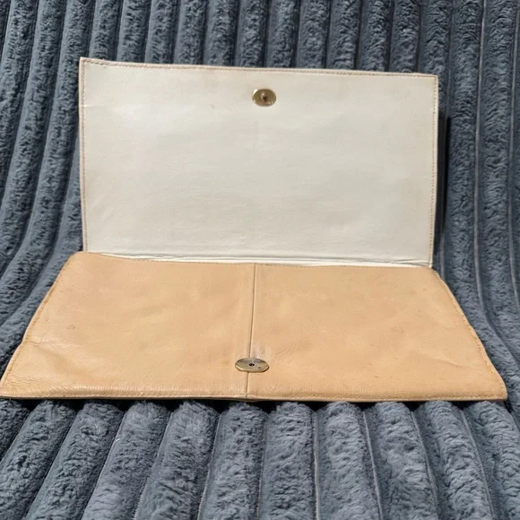 Vintage Leather (Larger) Patchwork Clutch - Picture 4 of 9